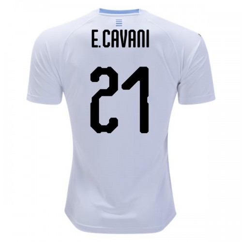 Camisolas de Futebol Uruguai E.Cavani 21 Equipamento Alternativa Copa do Mundo 2018 Manga Curta Camisolas de Futebol Uruguai E.Cavani 21 Equipamento Alternativa Copa do Mundo 2018 Manga Curta